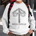 Midsummer Maypole Midsommar Festival Sweden Summer Solstice Sweatshirt Gifts for Old Men
