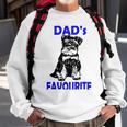 Miniature Schnauzer At Home Dads Favourite Multi Tasking Dog Sweatshirt Gifts for Old Men