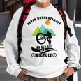 Never Underestimate An Old Guy On A Bicycle Sweatshirt Gifts for Old Men