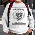 Official Wrong Society Drink From The Skull Of Your Enemies Sweatshirt Gifts for Old Men