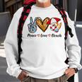 Peace Love Beach Summer Vacation 184 Shirt Sweatshirt Gifts for Old Men