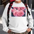 Pink Roses In Garden Sweatshirt Gifts for Old Men