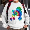 Poodle Tie Dye Vintage Hippie Dog Mom Dad Poodle Sweatshirt Gifts for Old Men