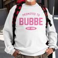 Promoted To Bubbe Baby Reveal Gift Jewish Grandma Sweatshirt Gifts for Old Men