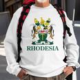 Rhodesia Coat Of Arms Zimbabwe Funny South Africa Pride Gift Sweatshirt Gifts for Old Men
