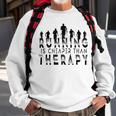 Running Is Cheaper Than Therapy A Celebration Of Running Sweatshirt Gifts for Old Men