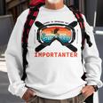 School Is Important But Skiing Is Importanter Sweatshirt Gifts for Old Men