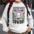 Simmer Down Cowboy Western Style Gift Sweatshirt Gifts for Old Men