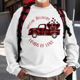 Special Delivery Valentines Car Red Plaid Sweatshirt Gifts for Old Men