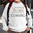 Summer Coming Sweatshirt Gifts for Old Men