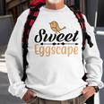 Sweet Eggscape Sweatshirt Gifts for Old Men