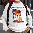 The Queen’S Platinum Jubilee 1952-2022 Corgi Union Jack Sweatshirt Gifts for Old Men