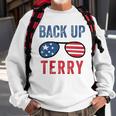 Womens Back Up Terry Put It In Reverse Fireworks Funny 4Th Of July V-Neck Sweatshirt Gifts for Old Men