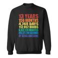13Th Birthday For Boys & Girls 13 Years Of Being Awesome Sweatshirt