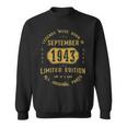 1943 September Birthday Gift 1943 September Limited Edition Sweatshirt