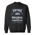 1987 Birthday 1987 Vintage Aged To Perfection Sweatshirt