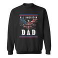 4Th Of July American Flag Dad Sweatshirt