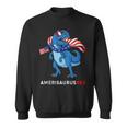 4Th Of July AmerisaurusRex Dinosaur Boys Kids Ns Sweatshirt