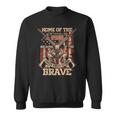 4Th Of July Military Home Of The Free Because Of The Brave Sweatshirt