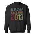 9 Years Old Gifts Awesome Since 2013 9Th Birthday Retro Sweatshirt