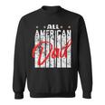 All American Dad Retro 4Th Of July Cool & Funny Melanin Art Sweatshirt