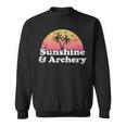 Archery Gift - Sunshine And Archery Sweatshirt