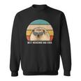 Best Hedgehog Dad Ever Animal Funny Retro Classic Sweatshirt