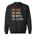 Best Pug Dad Gifts Dog Animal Lovers Cute Man Myth Legend Sweatshirt