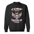 Corp Blood Runs Through My Veins Name V2 Sweatshirt