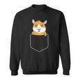 Cute Guinea Pig In Breast Pocket For Guinea Pig Owner Sweatshirt