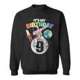 Dabbing Astronaut 9Th Birthday Boy Girl 9 Years 2013 Sweatshirt