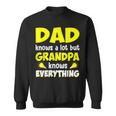 Dad Knows A Lot But Grandpa Know Everything Father Day Sweatshirt