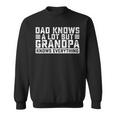 Dad Knows A Lot But Grandpa Knows Everything Great Dads Sweatshirt