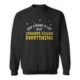 Dad Knows A Lots Grandpa Know Everything Fathers Day Gift Sweatshirt