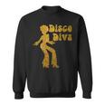 Disco Diva- Retro 70S Seventies Retro Disco Ball Sweatshirt