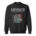 Embrace Neurodiversity Funny V2 Sweatshirt