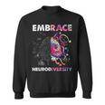 Embrace Neurodiversity Funny V4 Sweatshirt