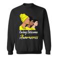 Ewings Sarcoma Awareness Yellow Women Ewings Sarcoma Ewings Sarcoma Awareness Sweatshirt