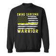 Ewings Sarcoma Warrior Usa Flag United States Flag Yellow Ribbon Ewings Sarcoma Ewings Sarcoma Awareness Sweatshirt