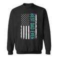 Fathers Day Best Dad Ever With Us American Flag V2 Sweatshirt
