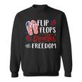 Flip Flops Fireworks And Freedom 4Th Of July V2 Sweatshirt