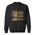 Fully Vaccinated By The Blood Of Jesus Cross Faith Christian V2 Sweatshirt