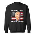 Funny Biden Independence Day Merry Happy 4Th Of July Sweatshirt