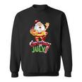 Funny Christmas In July Summer Reindeer Float Xmas Sweatshirt