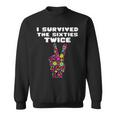 Funny I Survived The Sixties Twice - Birthday Gift Sweatshirt
