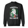 Funny Leprechaun Biden Happy Halloween For St Patricks Day Sweatshirt