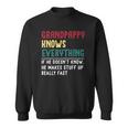 Grandpappy Know Everything Fathers Day For Funny Grandpappy Sweatshirt