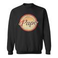 Graphic 365 Papo Vintage Retro Fathers Day Funny Men Gift Sweatshirt