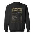 Grooms Name Gift Grooms Facts Sweatshirt