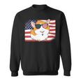 Guinea Pig Dad & Mom American Flag 4Th Of July Usa Funny Sweatshirt